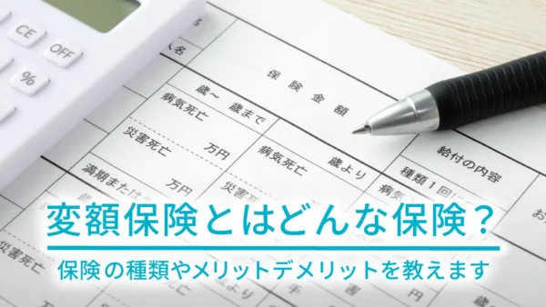 変額保険とはどんな保険？保険の種類やメリットデメリットを教えます