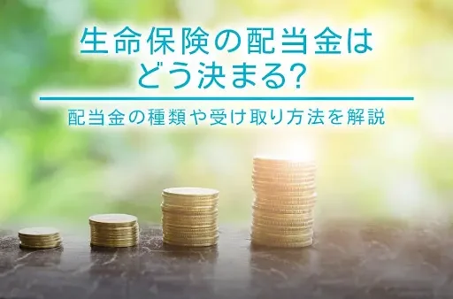 生命保険の配当金はどう決まる？配当金の種類や受け取り方法を解説