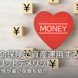 生命保険で資産運用するメリットデメリット｜投資性が高い保険も紹介