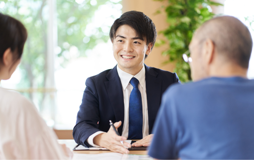 訪問相談の様子